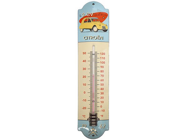 thermomètre 2cv citröen 42cm